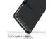 Selencia Étui de téléphone portefeuille en cuir véritable Samsung Galaxy A53 - Noir
