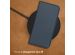 Accezz Étui de téléphone Slim Folio en cuir de qualité supérieure iPhone 14 Pro Max - Bleu foncé