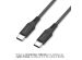iMoshion Braided USB-C vers câble USB-C - 2 mètre  - Noir