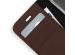 Accezz Étui de téléphone portefeuille Wallet Samsung Galaxy Xcover 6 Pro - Brun
