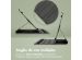 iMoshion Coque tablette Design rotatif à 360° Samsung Galaxy Tab S9 FE - Green Flowers