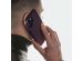 Accezz Coque arrière en cuir avec MagSafe iPhone 14 - Heath Purple