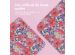 iMoshion Design Slim Hard Sleepcover avec support Kobo Libra H2O - Flower Watercolor