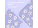 iMoshion Design Slim Hard Sleepcover avec support Kobo Libra H2O - Flowers Distance