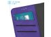 iMoshion Etui de téléphone de type portefeuille 2-en-1 iPhone 13 Mini - Violet