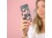 iMoshion Coque Design Samsung Galaxy A34 (5G) - Fleur - Rose / Vert