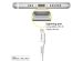 Accezz Câble Lightning vers USB iPhone 12 Pro - Certifié MFi - 0,2 mètres - Blanc