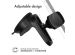 Accezz Support de téléphone pour voiture iPhone 12 Pro Max - Réglable - Universel - Tableau de bord et pare-brise - Noir