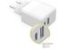 Accezz Wall Charger iPhone X - Chargeur - Connexion USB-C et USB - Power Delivery - 20 Watt - Blanc