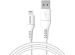 Accezz Câble Lightning vers USB iPhone 11 Pro - Certifié MFi - 1 mètre - Blanc