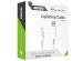 Accezz Câble Lightning vers USB iPhone 6 - Certifié MFi - 1 mètre - Blanc
