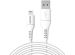 Accezz Câble Lightning vers USB iPhone 11 Pro Max - Certifié MFi - 2 mètre - Blanc