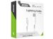 Accezz Câble Lightning vers USB iPhone 13 Pro - Certifié MFi - 2 mètre - Blanc