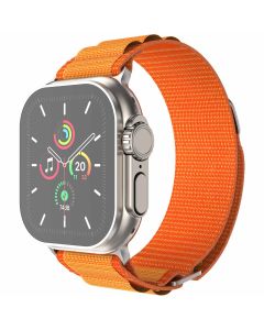 iMoshion Bracelet en nylon Alpine Apple Watch Series 1-9 / SE / Ultra (2) - 42/44/45/49 mm - Orange