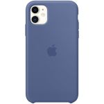 Apple Coque en silicone iPhone 11 - Linen Blue