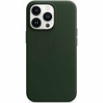 Apple Coque Leather MagSafe iPhone 13 Pro - Sequoia Green