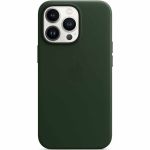 Apple Coque Leather MagSafe iPhone 13 Pro Max - Sequoia Green