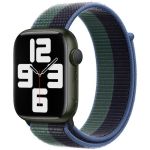 Apple Sport Loop bracelet Apple Watch Series 1-9 / SE / Ultra (2) - 42/44/45/49 mm - Midnight/Eucalyptus