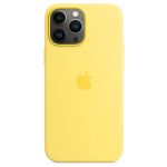 Apple Coque en silicone MagSafe iPhone 13 Pro - Lemon Zest