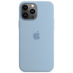 Apple Coque en silicone MagSafe iPhone 13 Pro Max - Blue Fog