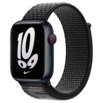 Apple Nike Sport Loop bracelet Apple Watch Series 1-9 / SE / Ultra (2) - 42/44/45/49 mm - Black / Summit White