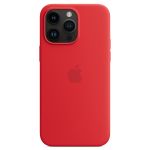 Apple Coque en silicone MagSafe iPhone 14 Pro Max - Rouge