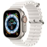 Apple Bracelet Ocean Apple Watch Series 1-9 / SE / Ultra (2) - 42/44/45/49 mm - Blanc
