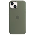 Apple Coque en silicone MagSafe iPhone 14 - Olive