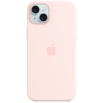 Apple Coque en silicone MagSafe iPhone 15 Plus - Light Pink