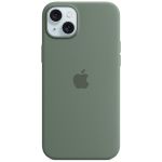 Apple Coque en silicone MagSafe iPhone 15 Plus - Cypress