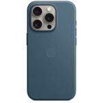 Apple ﻿Coque FineWoven MagSafe iPhone 15 Pro - Pacific Blue