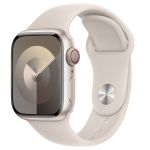 Apple Sport Band Apple Watch Series 1-9 / SE - 38/40/41 mm - Taille M/L - Starlight