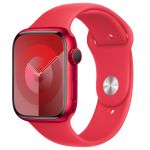 Apple Sport Band Apple Watch Series 1-9 / SE / Ultra (2) - 42/44/45/49 mm - Taille S/M - Red