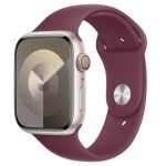 Apple Sport Band Apple Watch Series 1-9 / SE / Ultra (2) - 42/44/45/49 mm - Taille M/L - Mulberry