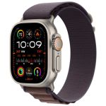 Apple Alpine Loop Band Apple Watch Series 1-9 / SE / Ultra (2) - 42/44/45/49 mm - Taille L - Indigo