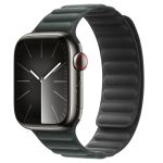 Apple Leather Link Apple Watch Series 1-9 / SE - 38/40/41 mm - Taille M/L - Evergreen