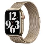 Apple Bracelet à boucle Milanais Apple Watch Series 1-9 / SE / Ultra (2) - 42/44/45/49 mm - Gold