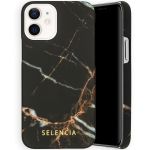 Selencia Coque Maya Fashion iPhone 12 Mini - Marble Black