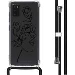 iMoshion Coque Design avec cordon Samsung Galaxy A41 - Woman Flower