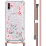 iMoshion Coque Design avec cordon Samsung Galaxy A70 - Fleur - Rose