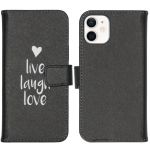 iMoshion Coque silicone design iPhone 12 Mini - Live Laugh Love