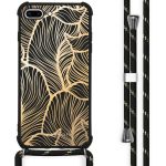 iMoshion Coque Design avec cordon iPhone 8 Plus / 7 Plus - Golden Leaves
