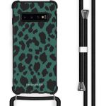 iMoshion Coque Design avec cordon Samsung Galaxy S10 Plus - Léopard
