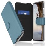 Accezz Étui de téléphone Xtreme Wallet Galaxy S21 Ultra -Bleu clair