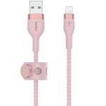Belkin ﻿Câble Boost↑Charge™ USB-A vers Lightning en silicone tressé - 1 mètre - Rose