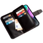 Wachikopa Étui de téléphone portefeuille Multi Wallet iPhone 14 - Dark Brown