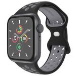 iMoshion Bracelet sport⁺ Apple Watch Series 1-9 / SE / Ultra (2) - 42/44/45/49 mm - Taille S/M - Black & Anthracite