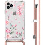 iMoshion Coque Design avec cordon iPhone 11 Pro Max - Fleur - Rose