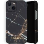 Selencia Coque Maya Fashion iPhone 13 Mini - Marble Black