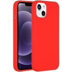 Accezz Coque Liquid Silicone iPhone 13 - Rouge